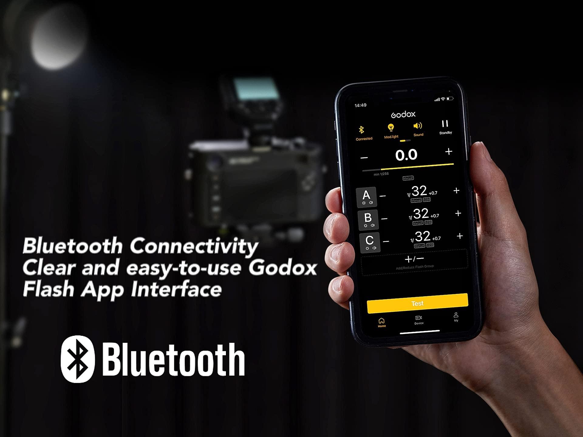 GODOX Godox XProII-C Wireless Flash Trigger for Canon Cameras & Godox S2 Speedlite Bracket, 2.4G TTL Wireless Flash Transmitter HSS 1/8000s, TCM Transform, S-Type Bracket Updated Version Bowens Mount Holder