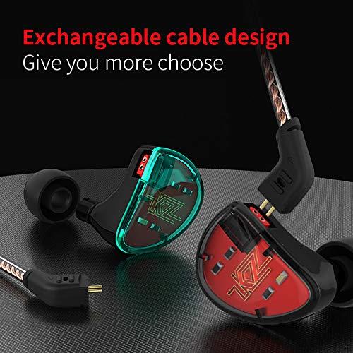 Kinboofi KZ AS10 in Ear Monitor Earbuds Headphone, Pure 5 Balanced Armature 5BA KZ Earbuds Earphone+KZ ZS10 Pro 2 in Ear Monitor Headphone