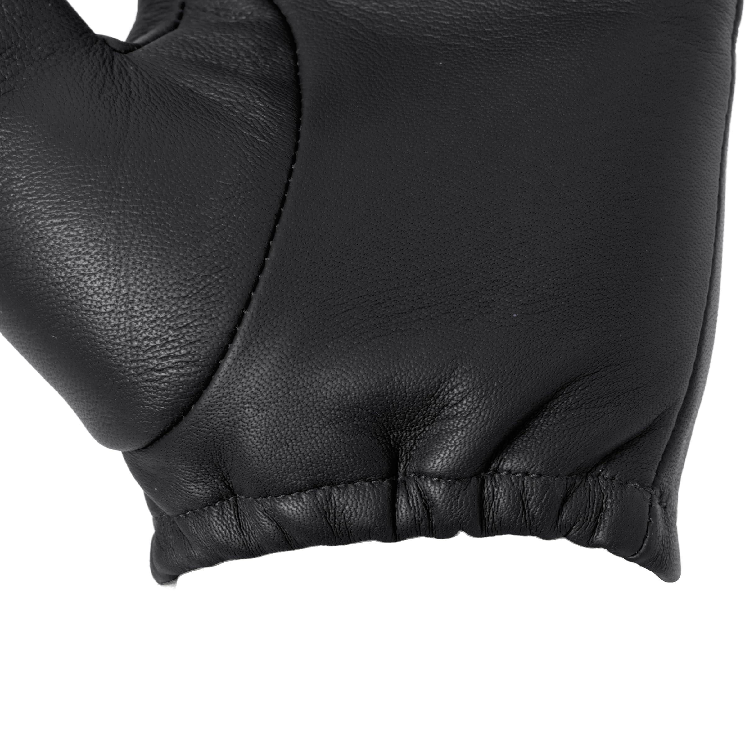 Tough Gloves Tough Gloves Patrol-X Ultra Thin Leather Gloves, TD301 Black Size 6