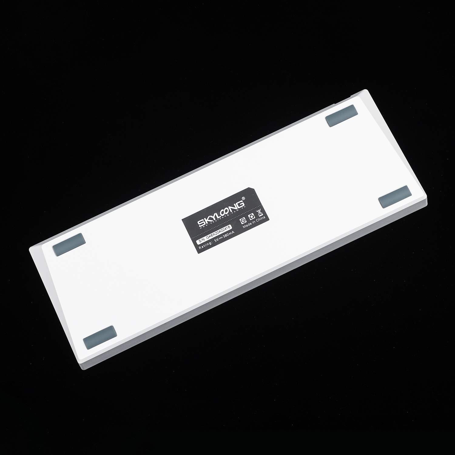 YMDK Skyloong 64 GK64 GK64x RGB Hot Swap Programmable Wired Case PCB Plate Cherry MX Keyboard DIY kit Replacable Space