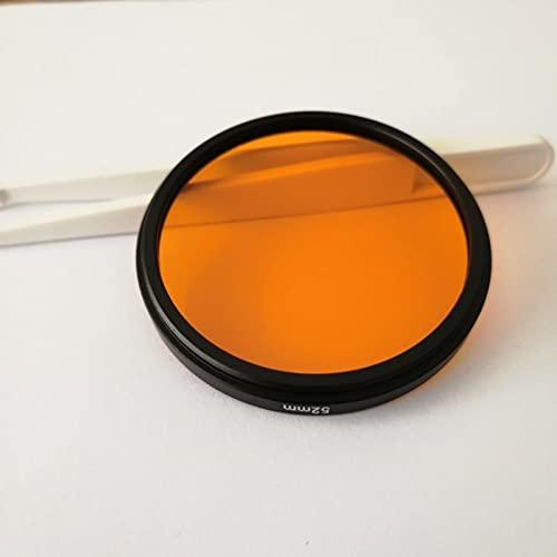 JTSF 550nm IR Infrared Long Pass Filter Orange Optical Glass CB550 GG550 for Camera Photography (Diameter : 77mm)