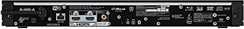 HDI Sony X800 - UHD - 2D/3D - SACD - Wi-Fi - Dual HDMI - 2K/4K - Region Free Blu Ray Disc DVD Player - PAL/NTSC - USB - 100-240V 50/60Hz for World-Wide Use & 6 Feet Multi System 4K HDMI Cable