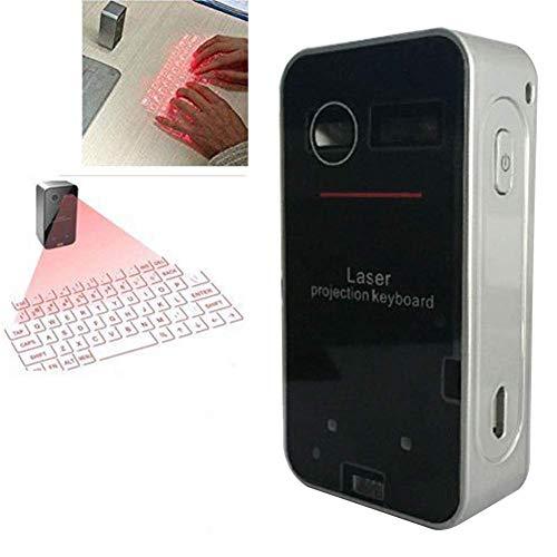 AGS AGS Laser Projection Bluetooth Virtual Keyboard & Mouse for iPhone, Ipad, Smartphone and Tablets