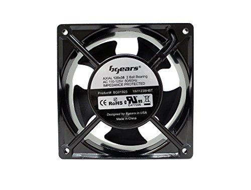 Bgears Bgears b-Blaster-AC 120x38mm AC 100-125V High Speed Extreme Airflow Cast Aluminum 2 Ball Bearing Fan