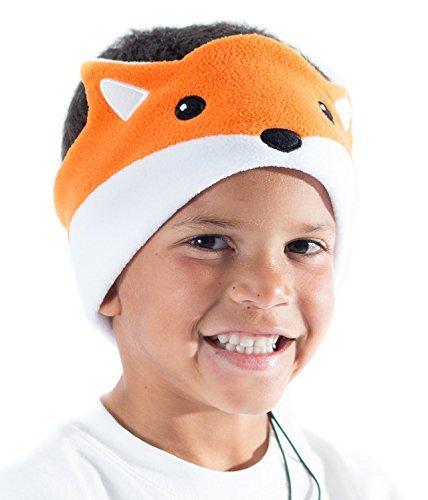 CozyPhones CozyPhones Kids Headphones Volume Limited with Thin Speakers & Super Soft Fleece Headband - Perfect Toddlers & Children\'s Earphones for Home, School & Travel - Fox