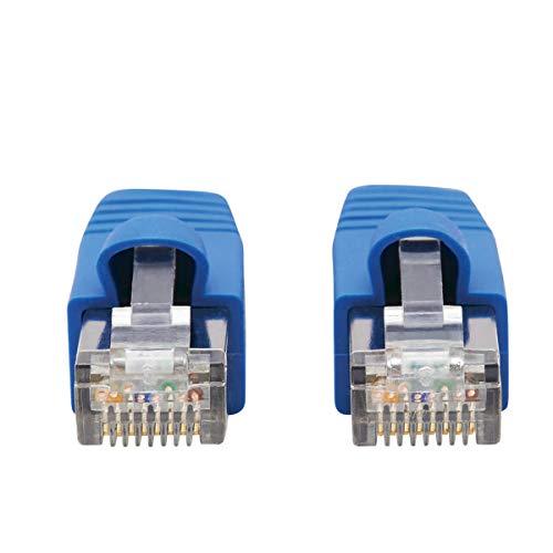Tripp Lite Tripp Lite Cat6a 10G Ethernet Cable, PoE, CMR-LP, Snagless F/UTP Network Patch Cable (RJ45 M/M), Blue, 30 ft. (N261P-030-BL)