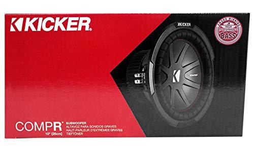 KICKER (2) Kicker 43CWR102 COMPR10 1600 Watt 10" Car Audio Subwoofers Subs CWR10-2