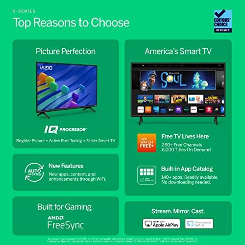 VIZIO VIZIO 32-inch D-Series Full HD 1080p Smart TV with Apple AirPlay and Chromecast Built-in, Alexa Compatibility, D32f4-J01, 2021 Model