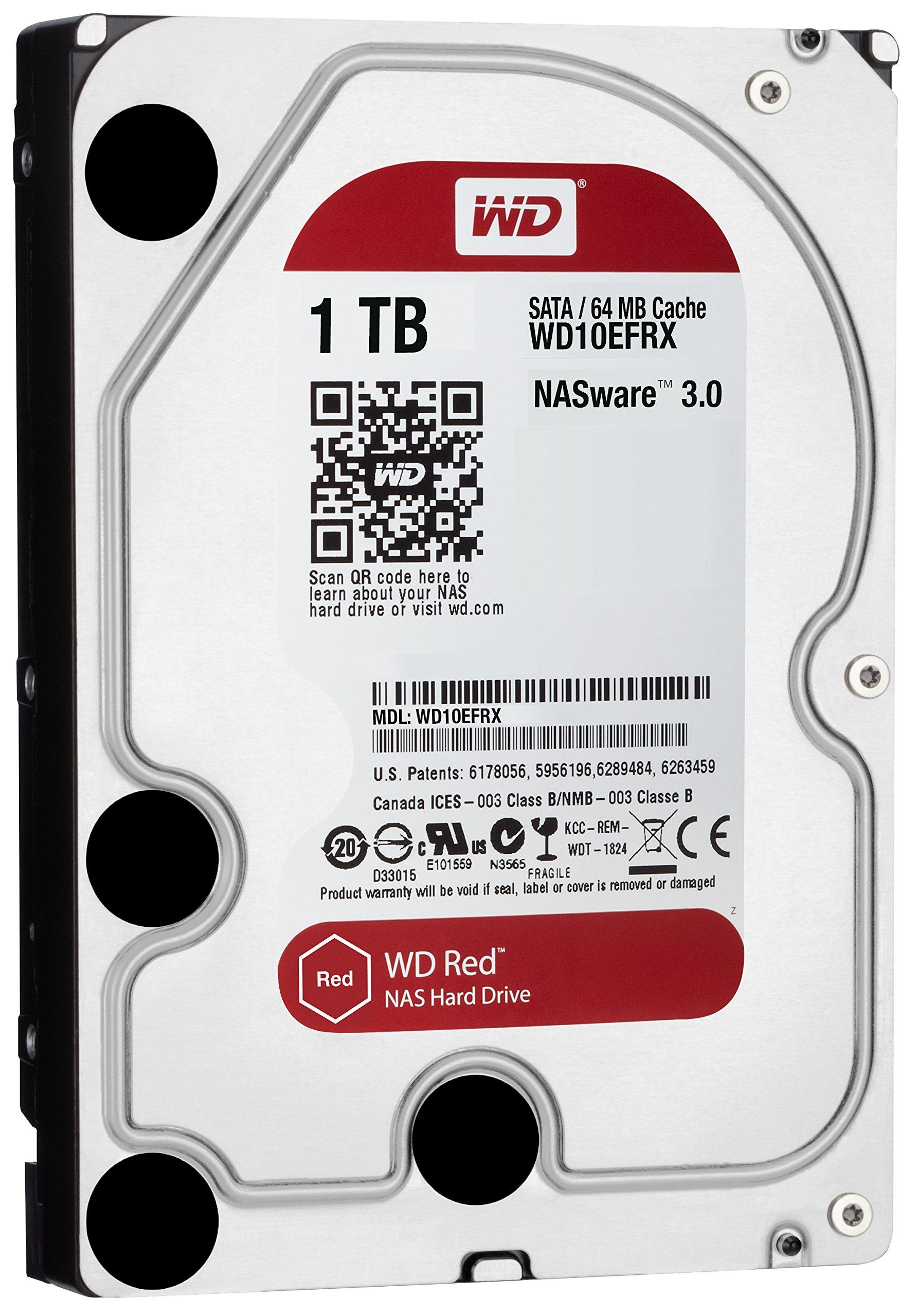 Western Digital 2PR7551 - WD Red WD10EFRX 1 TB 3.5quot; Internal Hard Drive