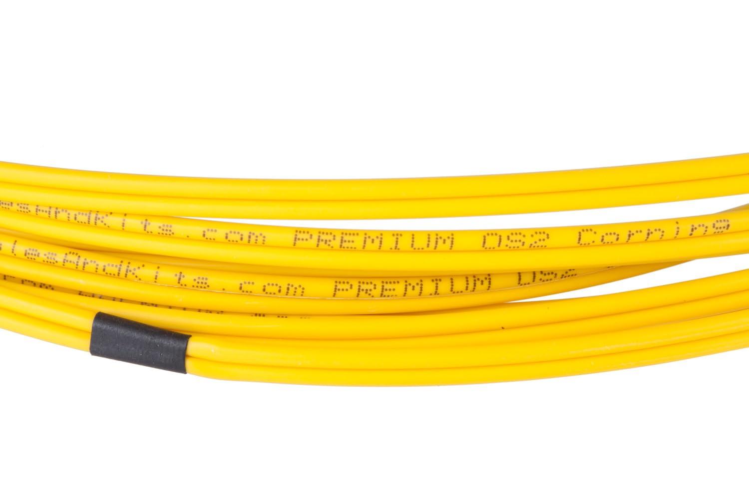 CablesAndKits CablesAndKits - 0.6m LC-LC OS2 Premium Singlemode Duplex 9/125 LSHZ Corning Fiber Optic Cable, Lifetime Wty