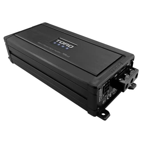 TORO TECH TORO TECH – MRx2, 110w x 2 RMS @ 4 Ohm – 150w x 2 RMS @ 2 Ohm Micro Sized Multi Channel Car Amplifier, Sound Quality Class D Design, Built-in Auto Sensing Turn-On, Full Range or Subwoofer Speaker