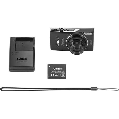 Canon Canon PowerShot ELPH 360 HS Digital Point and Shoot Camera (Black) Bundle with 32 GB Memory Card and More (Renewed)
