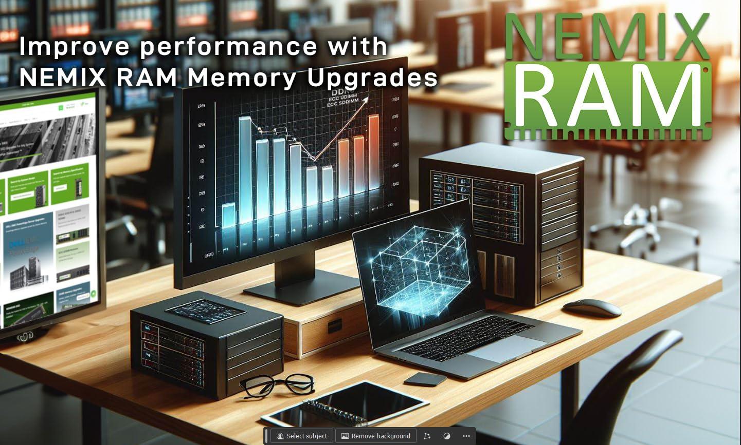 NEMIX RAM NEMIX RAM 8GB (1X8GB) DDR4 2400MHZ PC4-19200 1Rx8 1.2V 288-PIN ECC RDIMM Registered Server Memory Compatible with Supermicro H11DSi AMD EPYC Series Motherboard
