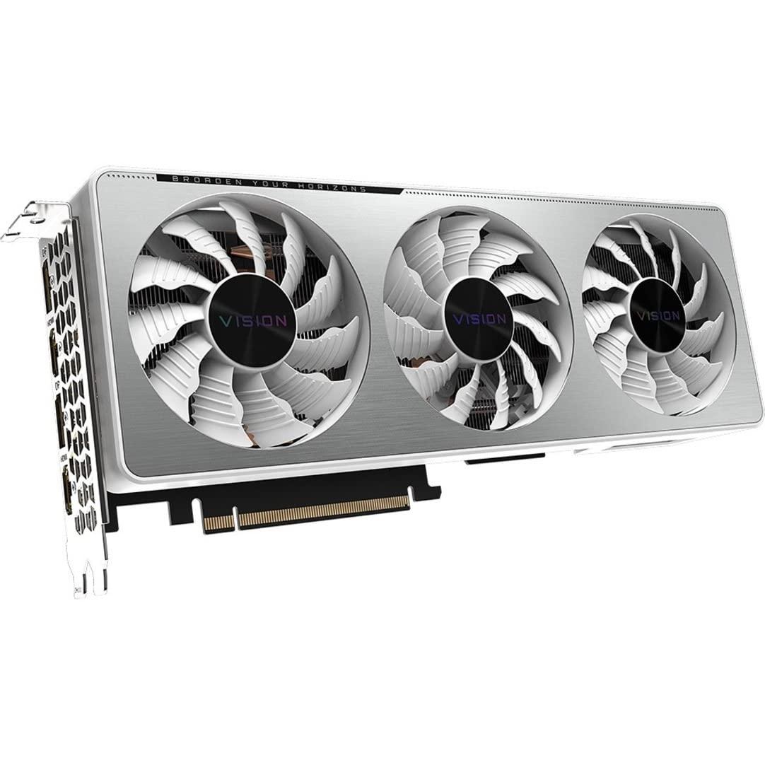 GIGABYTE GIGABYTE GeForce RTX 3070 Vision OC 8G (REV2.0) Graphics Card, 3X WINDFORCE Fans, LHR, 8GB 256-bit GDDR6, GV-N3070VISION OC-8GD REV2.0 Video Card