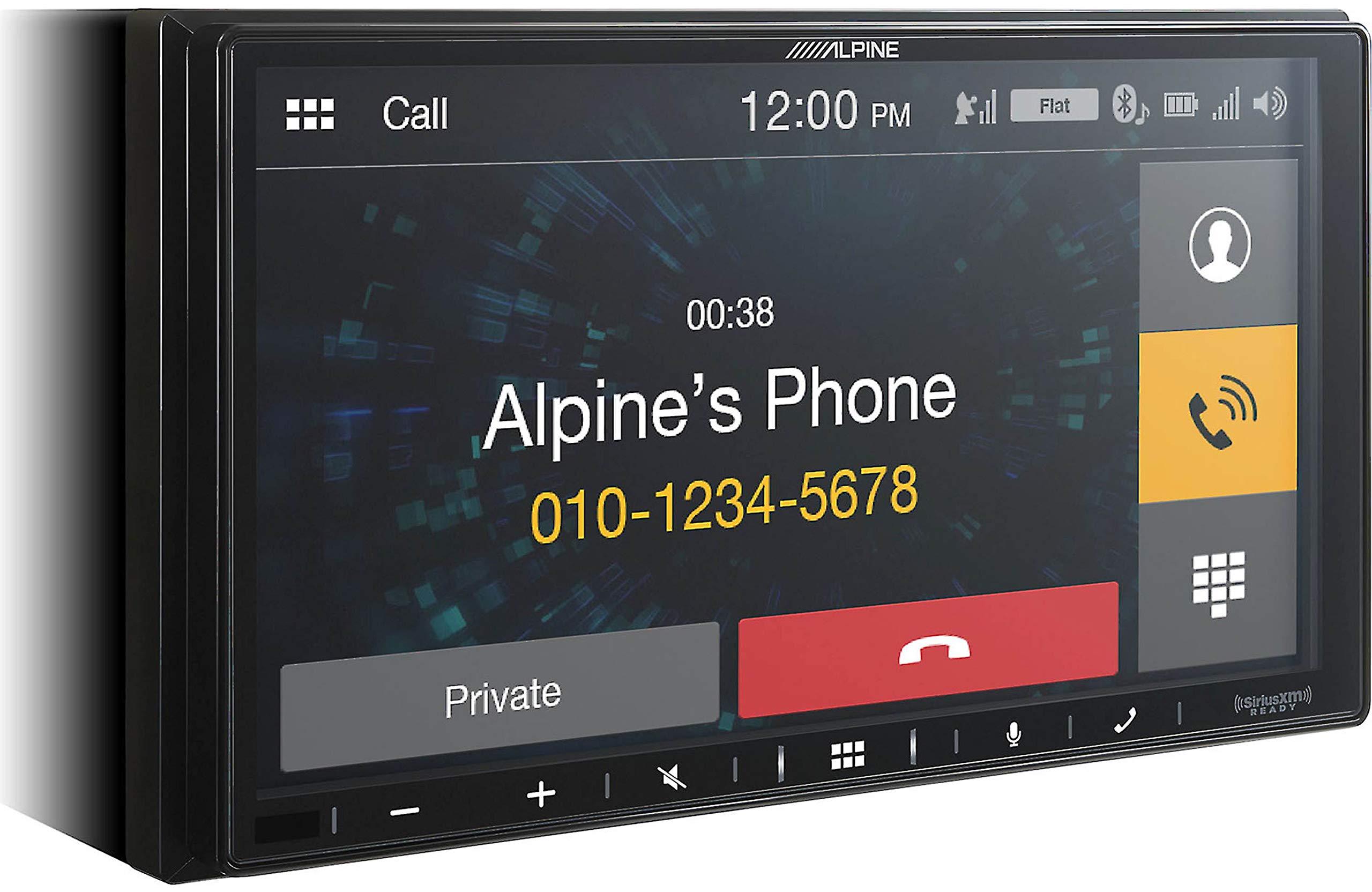 Alpine Alpine ILX-W650 7" Shallow-Chassis Multimedia Receiver and KTA-450 Compact 4-Channel Amplifier