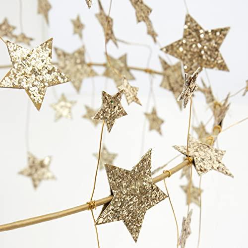 Meri Meri Meri Meri Gold Sparkle Star Chandelier (Pack of 1)