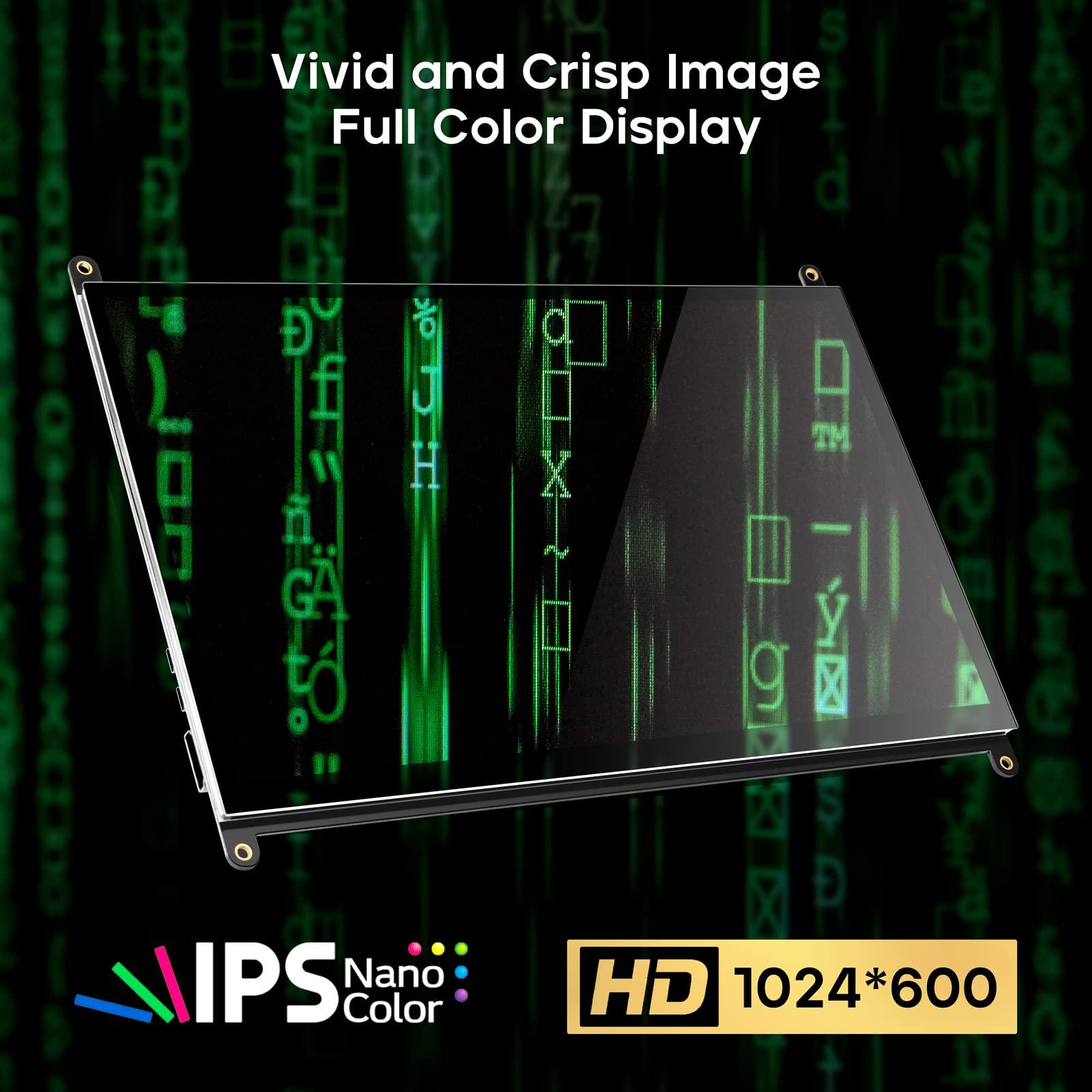 ROADOM ROADOM 7'' Raspberry Pi Monitor & 10.1'' Touchscreen with Case