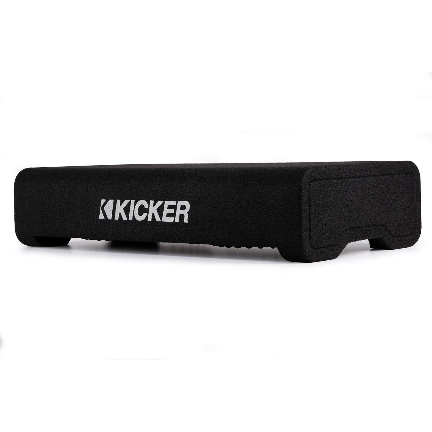 KICKER KICKER TRTP 12-inch (30cm) Thin Down Firing Subwoofer and Passive Radiator Enclosure, 2-Ohm, RoHS Compliant (Renewed)