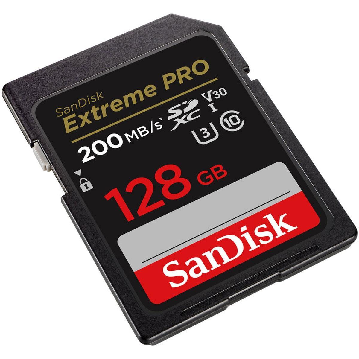 SanDisk SanDisk Extreme PRO 128GB UHS-I U3 SDXC Memory Card
