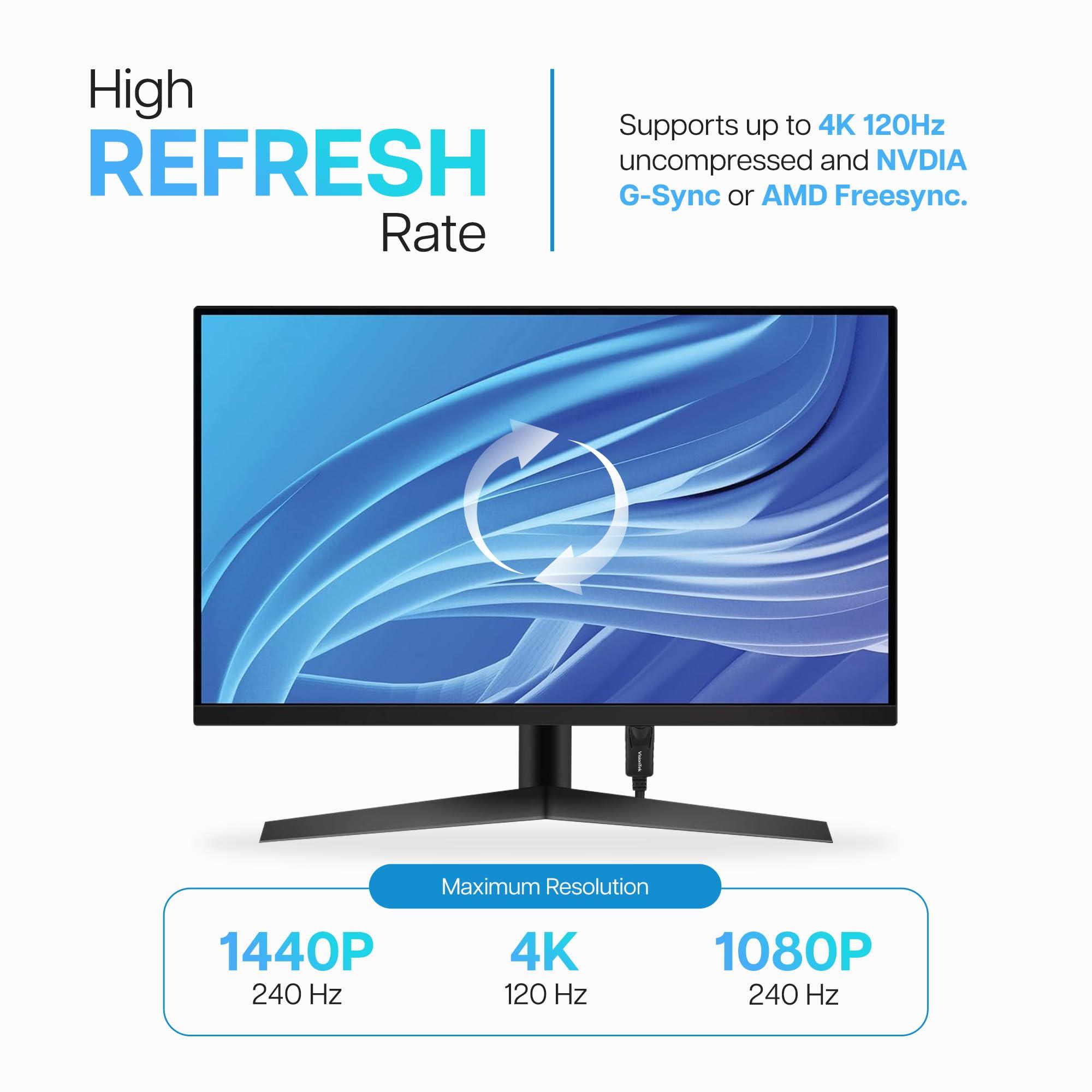 VisionTek Visiontek 901429 4.5 m Display Port to Display Port Cable44; Black