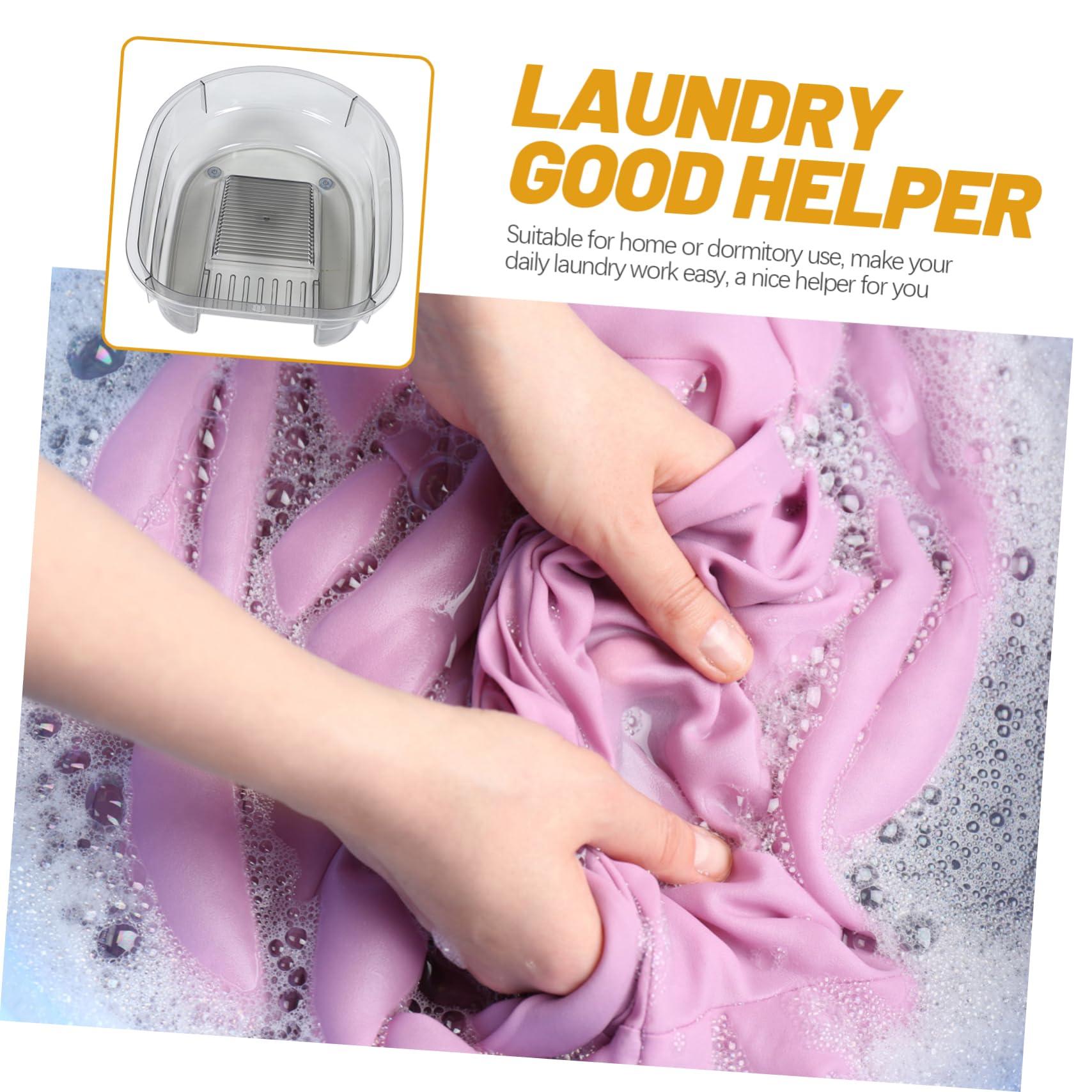 ORFOFE ORFOFE Newborn Clothes Basin Washboard Household Baby Clothes Washbasin Multi-functional Wash Tub