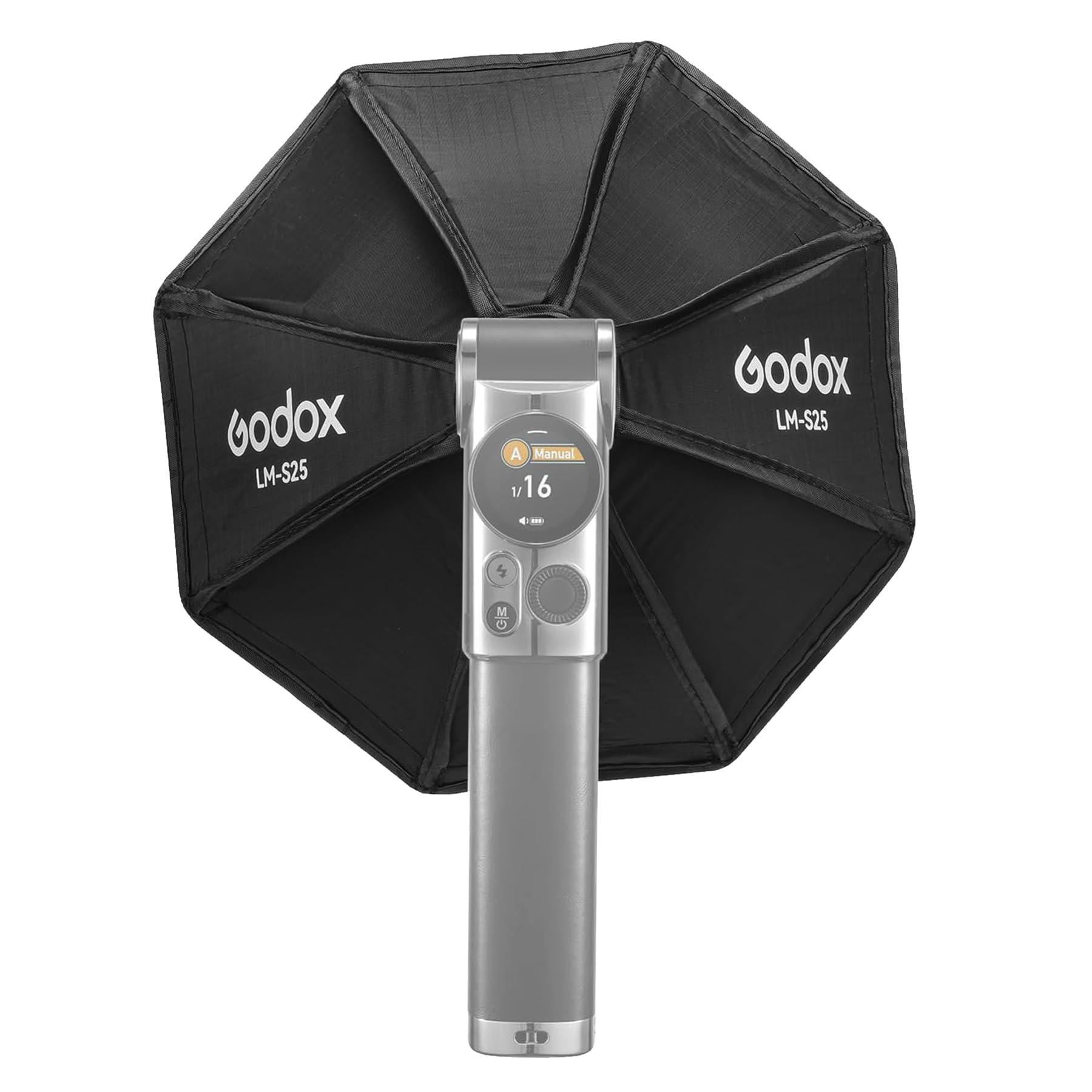GODOX Godox LM-S25 Mini Octagon Softbox Reflector for Godox Lux Master Camera Flash