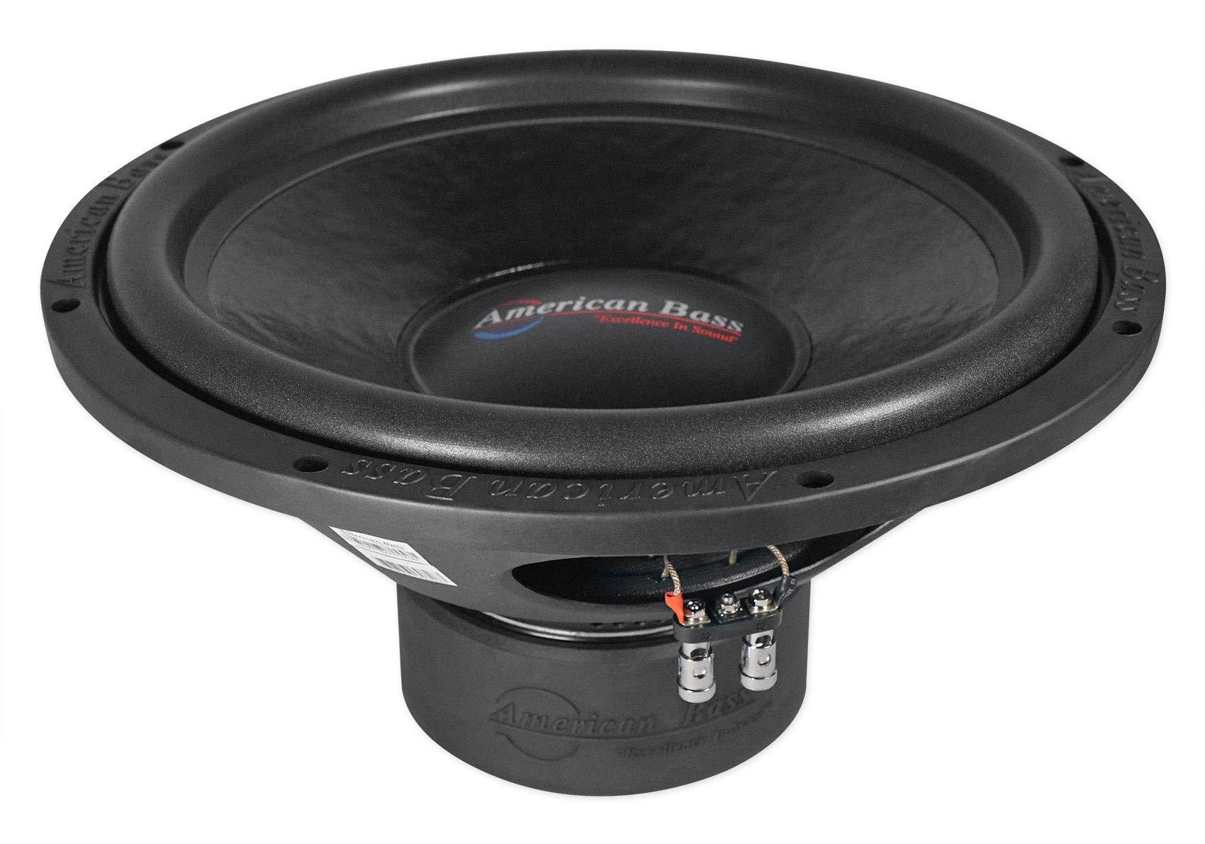 American Bass (2) American Bass XO 1544 15" 1000 Watt Car Subwoofers DVC 4-ohm Subs XO1544
