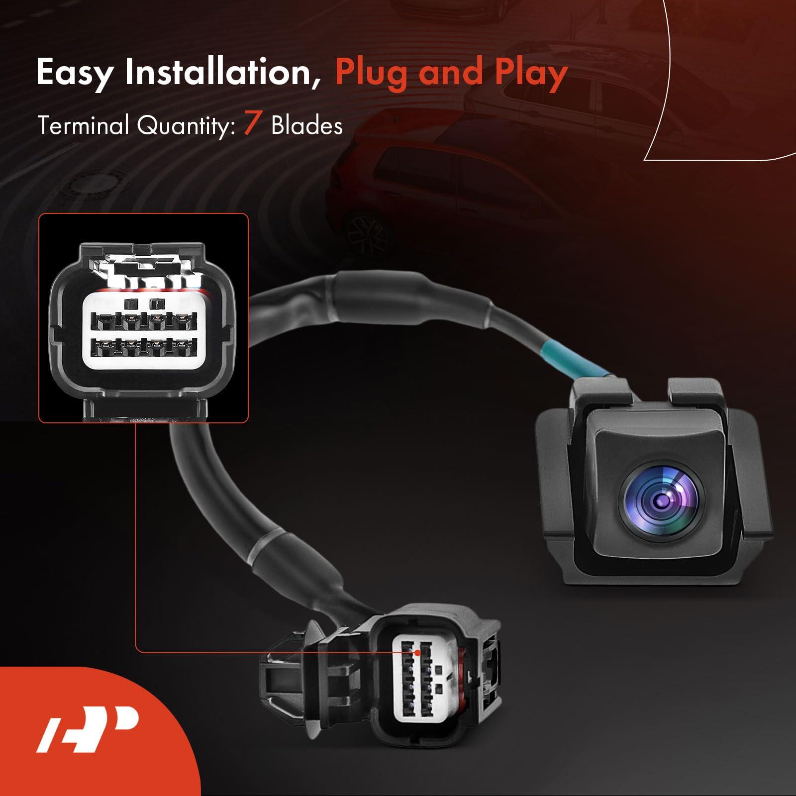 A-Premium A-Premium Park Assist Camera Rear View Backup Reverse Camera Compatible with Select Honda Models - 2017 2018 2019 2020 2021 Civic - Replace# 39530TGGA21