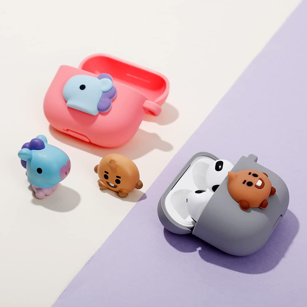 BT21 BT21 Case for AirPods 3, Pastel Silicon with Wireless Charging [Official Merchandise] [7FLAVORS] (KOYA)