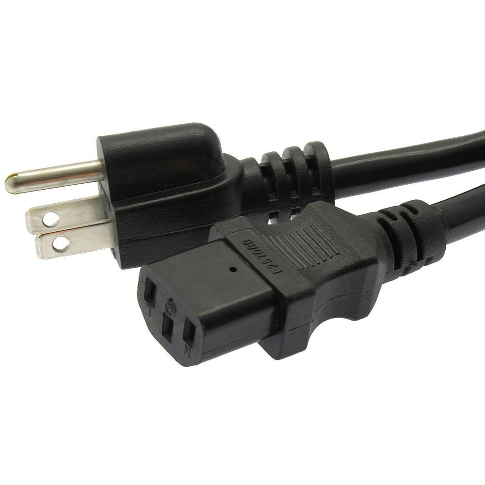 DIGITMON UL Listed 10 FEET Power Cord Replacement for Dynex TV DX-L32-10A DX-LCD26-09 DX-L42-10A DX-32L150A11 DX-22LD150A11 DX-46L150A11 DX-46L262A12 DX-32L151A11 3 Prong AC TV Power Cord Cable