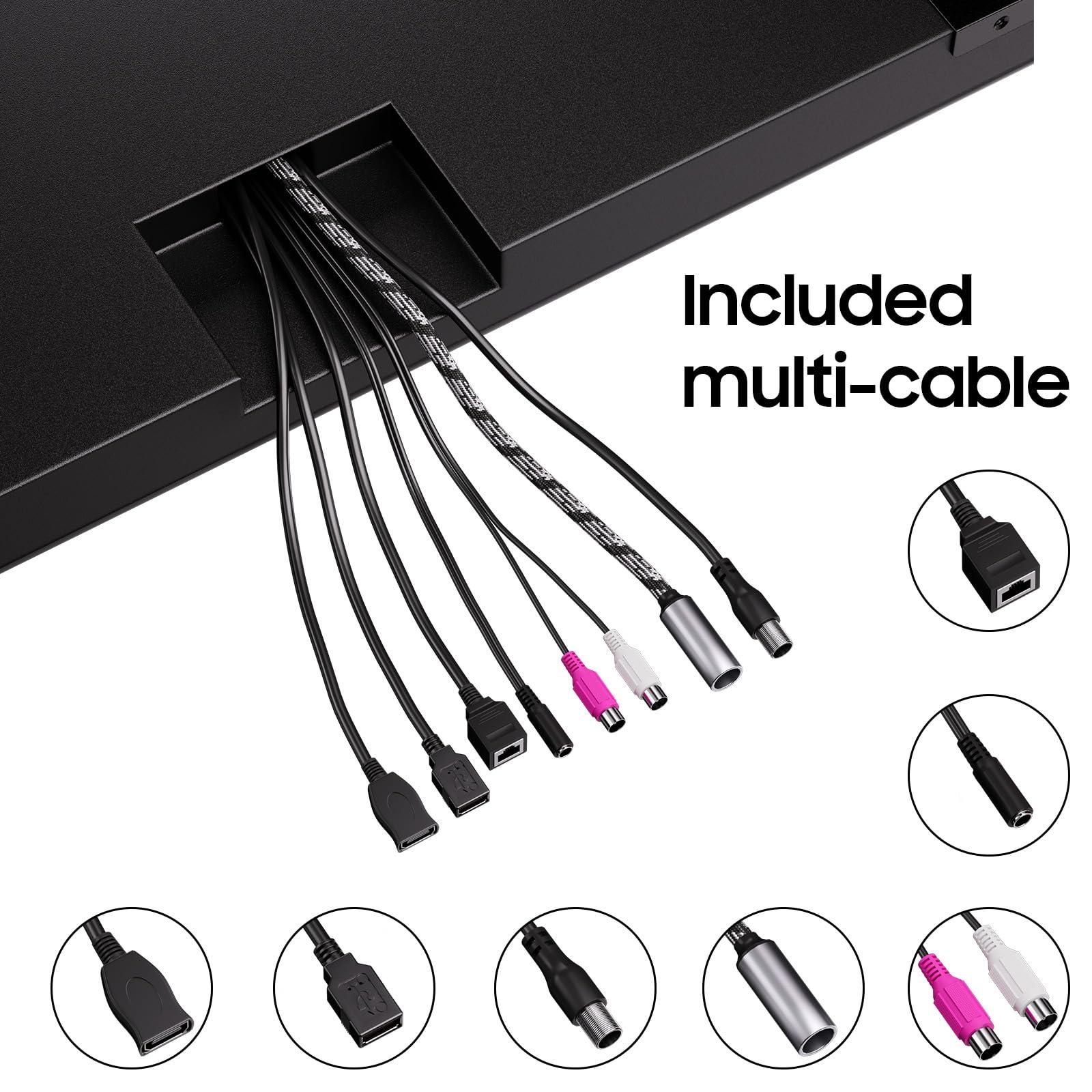 SYLVOX SYLVOX 24'' Smart Waterproof TV, Magic Mirror TV for Bathroom, 1080P, Bass Boost, IP66, Anti-Fog, Built-in APP Store, and Voice Assistant (On Wall Model)