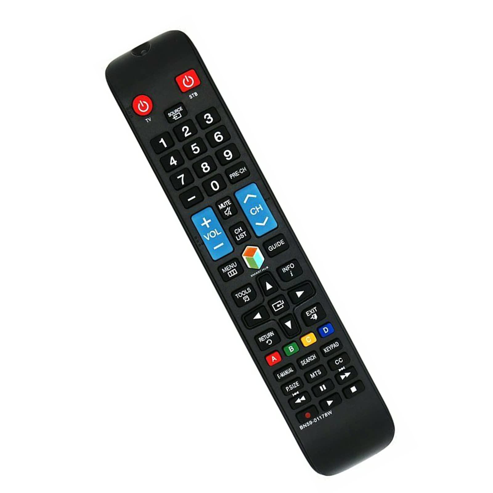 PERFASCIN PerFascin Replacement TV Remote Control BN59-01178W fit for Samsung Smart TV UN28H4500AF UN32H5201AF UN32H5203AF UN40H5201AF UN40H5203AF UN40H6203AF UN46H6201AF UN46H6203AF