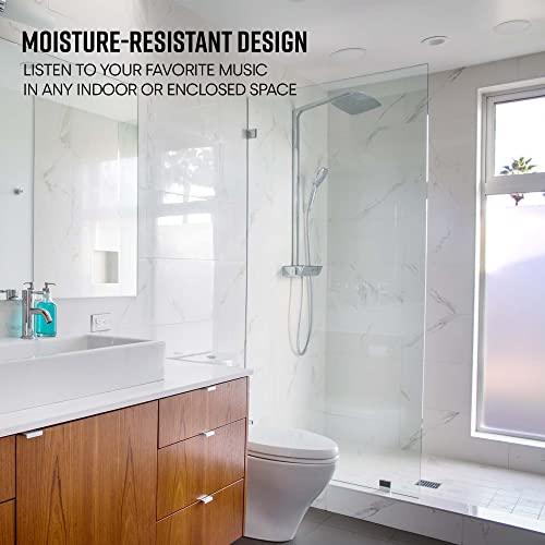 Polk Audio Polk Audio MC80 2-Way In-Ceiling 8" Speaker (Single) | Dynamic Built-In Audio | Perfect for Humid Indoor/Enclosed Areas | Bathrooms, Kitchens, Patios | White