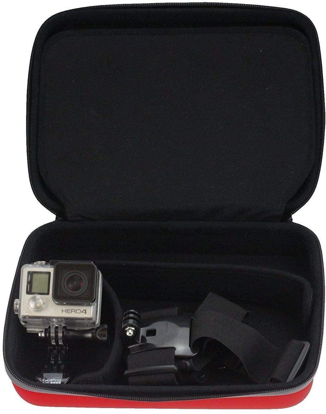 Navitech Navitech Red Action Camera Hard Case - Compatible with Bitmore 4K Ultra HD Action Camera