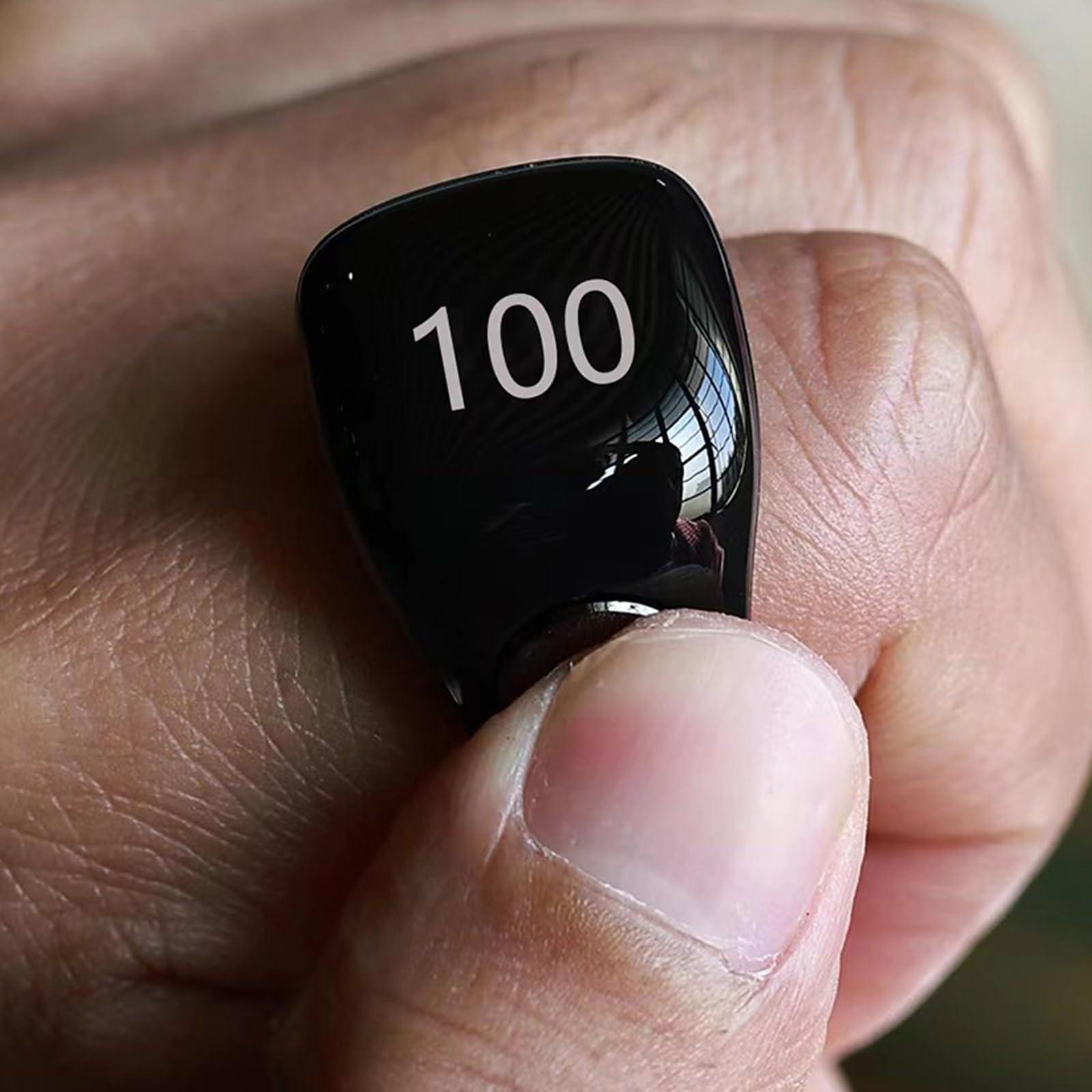 Watreketal Watreketal Smart Tasbih Zikr Rings, 5 Size(16/18/20/22/24mm) Interchangeable Tasbih Counter Rings,APP Support Digital Counter Prayer Reminder Rings, Waterproof 4 Digit Finger Counter for Muslims