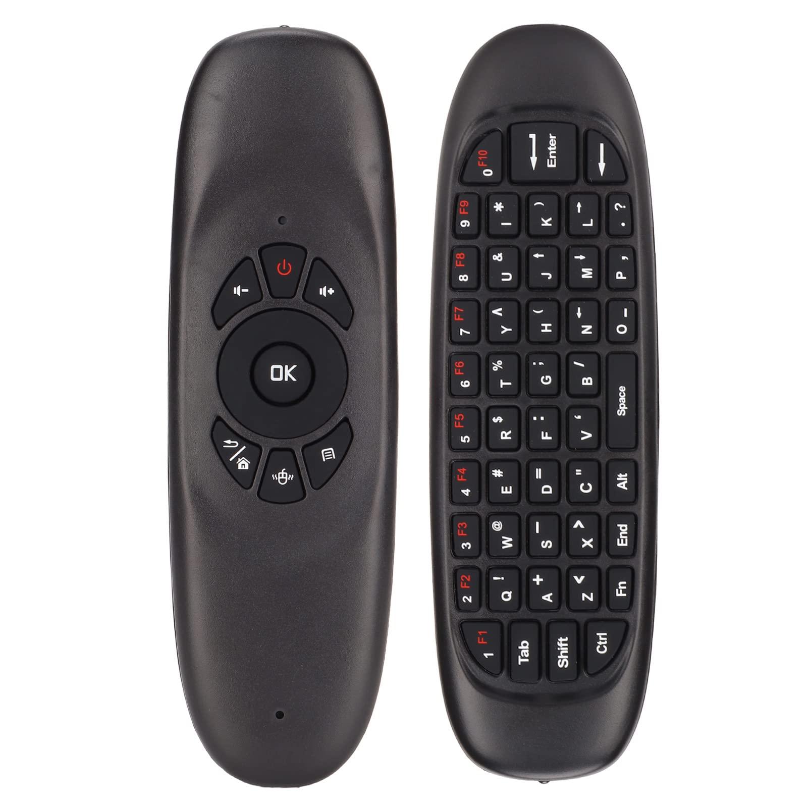 Jectse Air Mouse, 2.4GHz Keyboard with USB Receiver and Cable, Universal TV Remote Air Mouse Remote for PC TV, Plug and Play