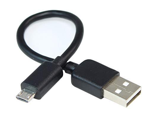 My Cable Mart MyCableMart 6inch USB 2.0 Type A Male to Slim Micro-B 5-Pin Cable, Nickel Plated