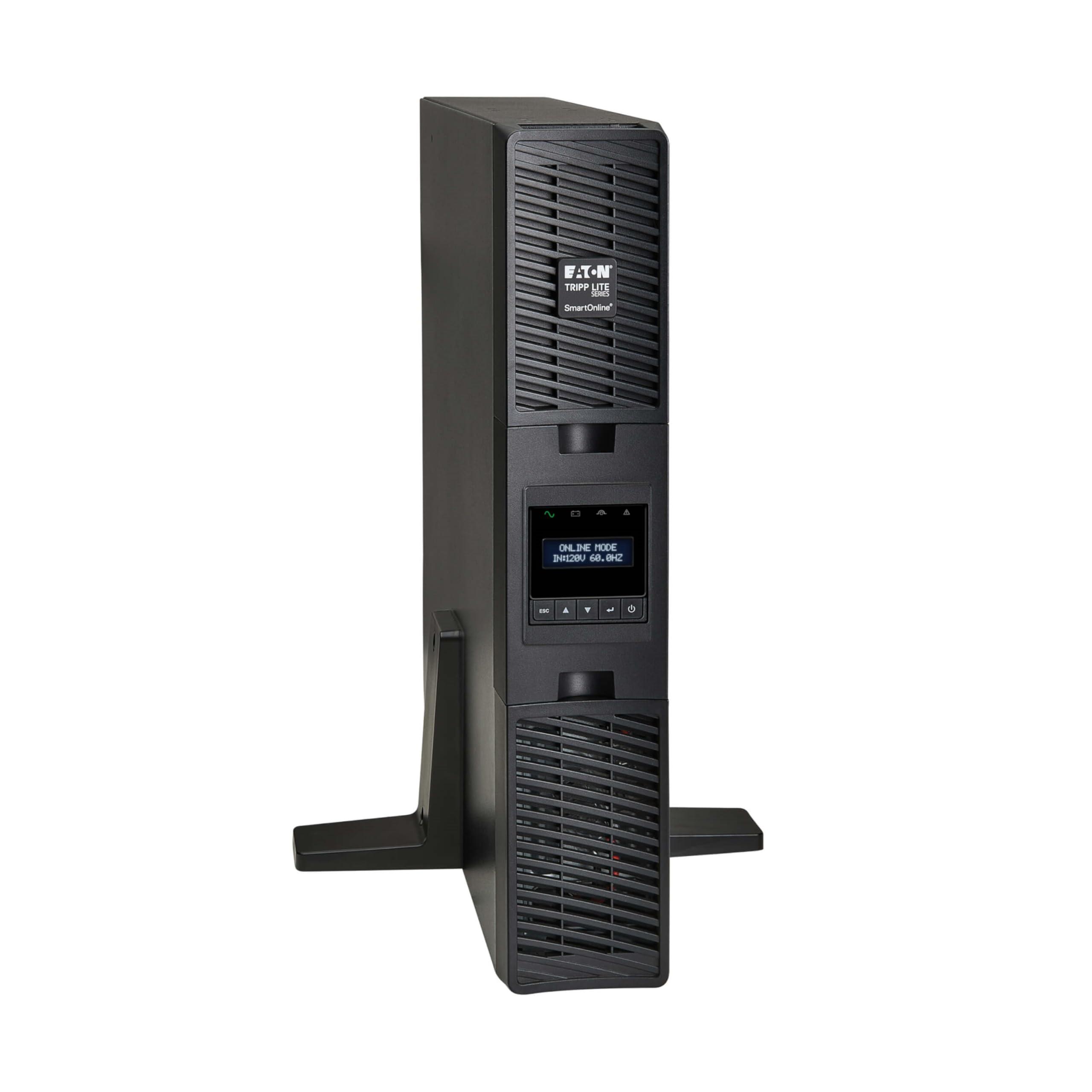 Tripp Lite 120V 1000VA 900W Double-Conversion UPS - 6 Outlets, Extended Run, WEBCARDLX, LCD, USB, DB9, 2U Rack/Tower