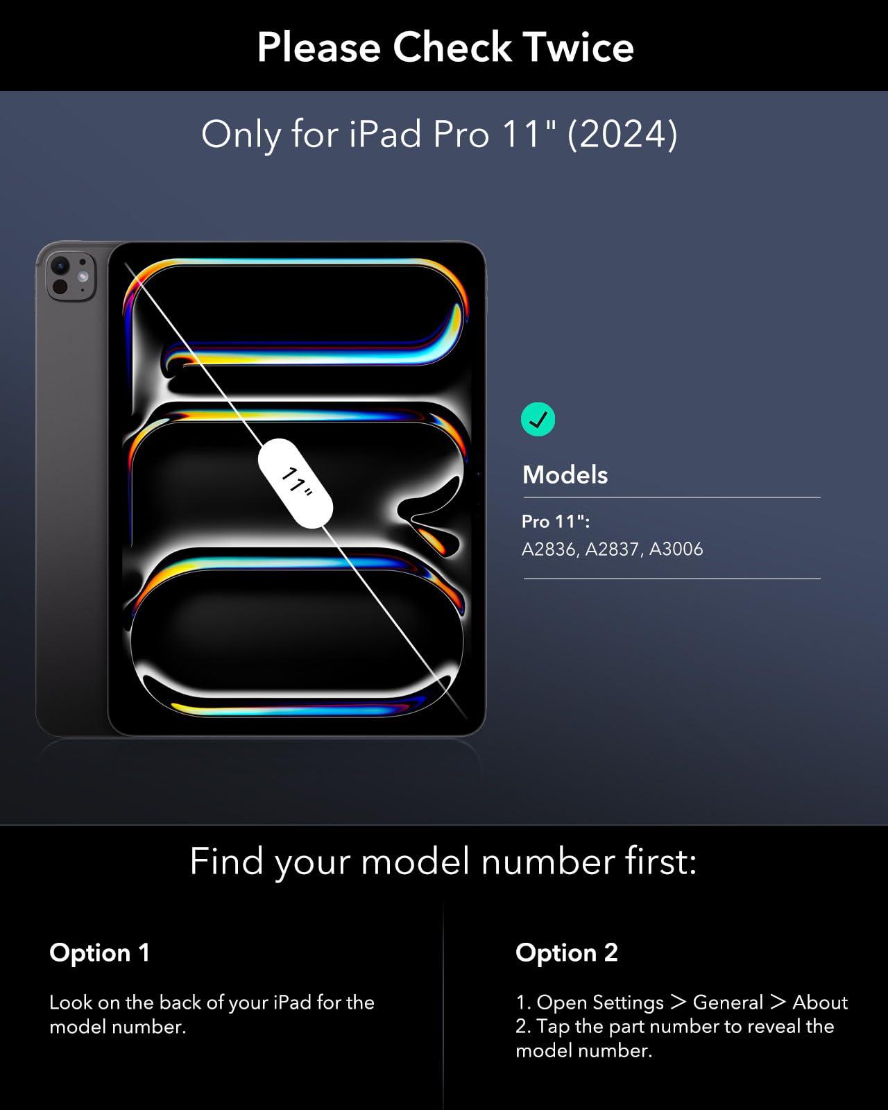 ESR ESR Rebound Magnetic Keyboard Case 360, Compatible with iPad Pro 11 (5th Gen), US Layout, White