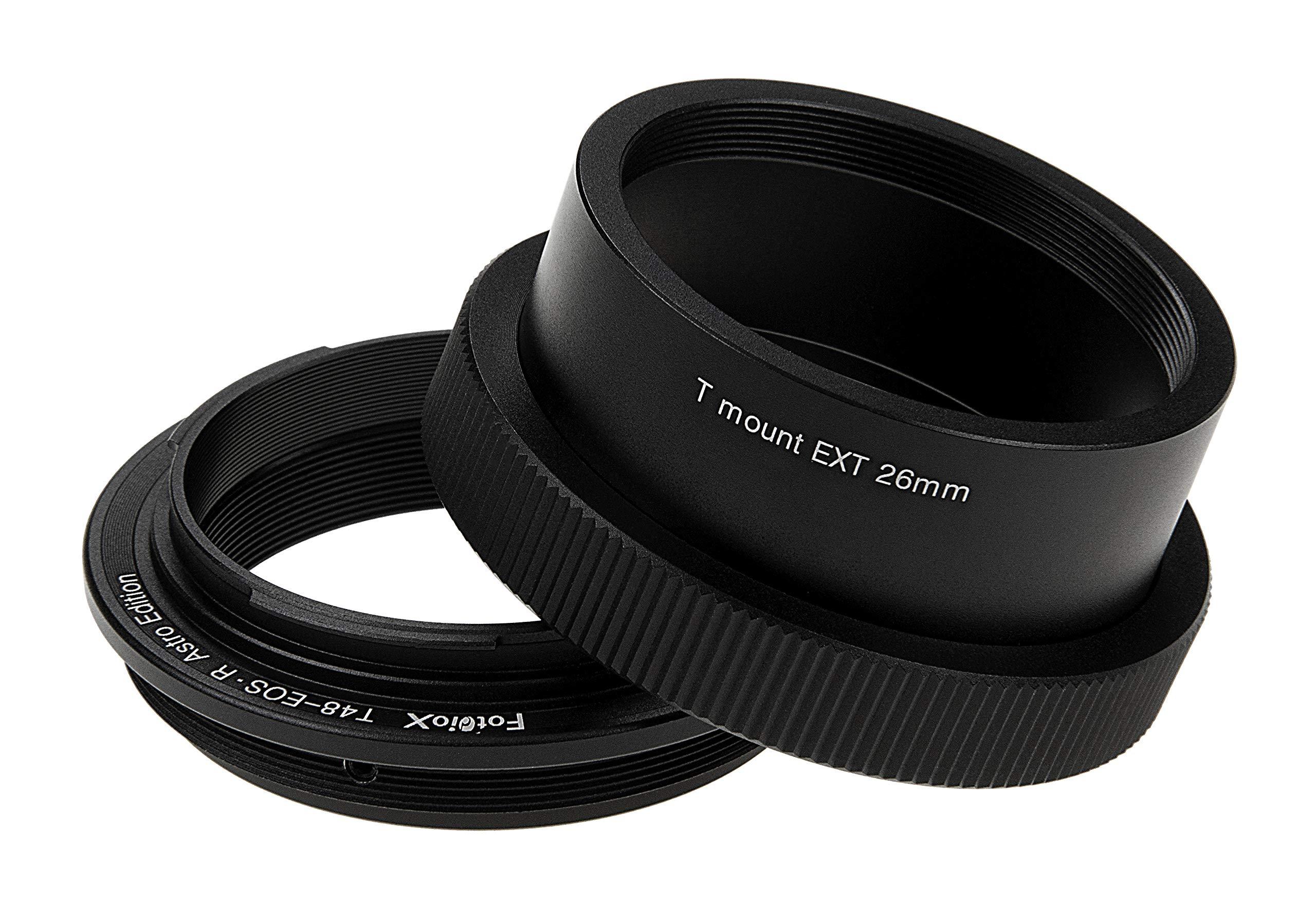 Fotodiox Fotodiox Lens Adapter Astro Edition - Compatible with 48mm (x0.75) T-Mount Wide Field Telescopes to Canon RF Mount Mirrorless Cameras for Deep Space Astro-Photography