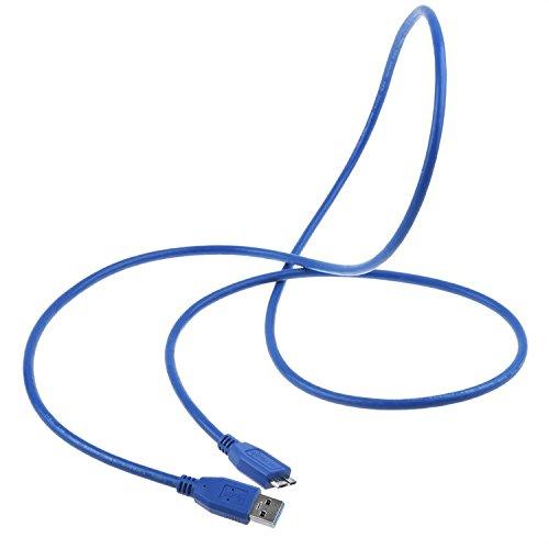 Digipartspower Digipartspower USB Cable Cord for Seagate STDT2000100 STDT3000100 STDT4000100 STDT5000100 2TB 3TB 4TB 5TB Backup Plus Desktop External Hard Drive