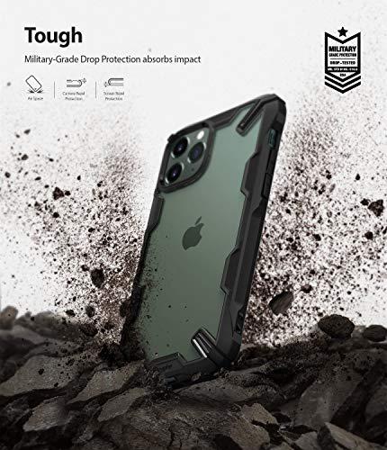 Ringke Ringke Fusion-X Compatible with iPhone 11 Pro Case, Design Back Shockproof Heavy Duty Bumper Cover - Black