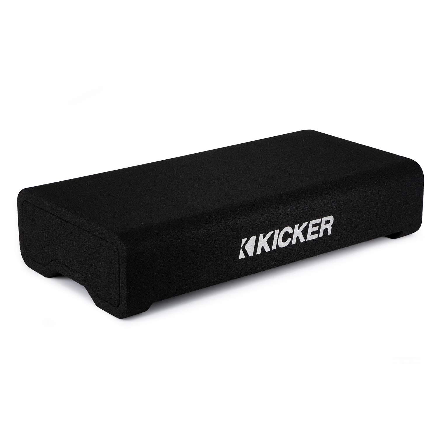 KICKER KICKER TRTP 12-inch (30cm) Thin Down Firing Subwoofer and Passive Radiator Enclosure, 2-Ohm, RoHS Compliant (Renewed)