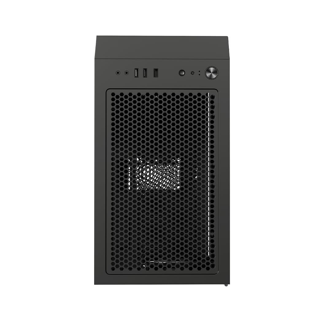 PCCOOLER PcCooler Platinum LM300 ARGB - - Micro ATX - windowed Side Panel (Tempered Glass) - no Power Supply - USB/Audio/Mic