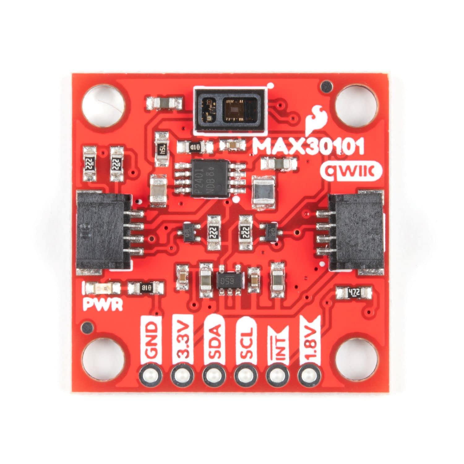 SparkFun SparkFun Photodetector Breakout - MAX30101 (Qwiic) - Includes MAX30101 Highly Sensitive Optical Sensor - Particle (i.e. Smoke) Detection Proximity Measurements Photoplethysmography