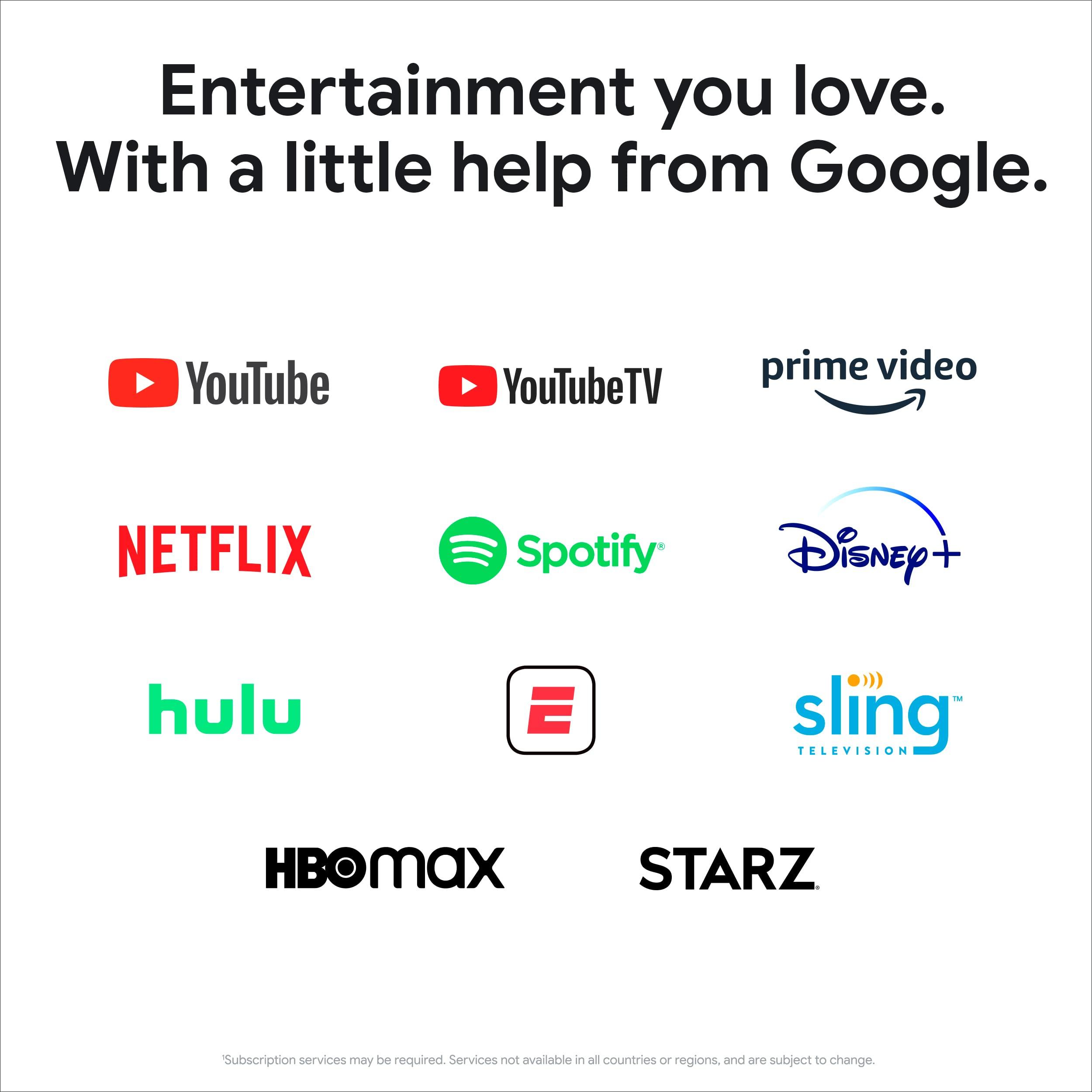 Google Chromecast with Google TV (4K)- Streaming Stick Entertainment on Your TV with Voice Search - Watch Movies, Shows, and Live TV in 4K HDR - Sky Blue with Accessories