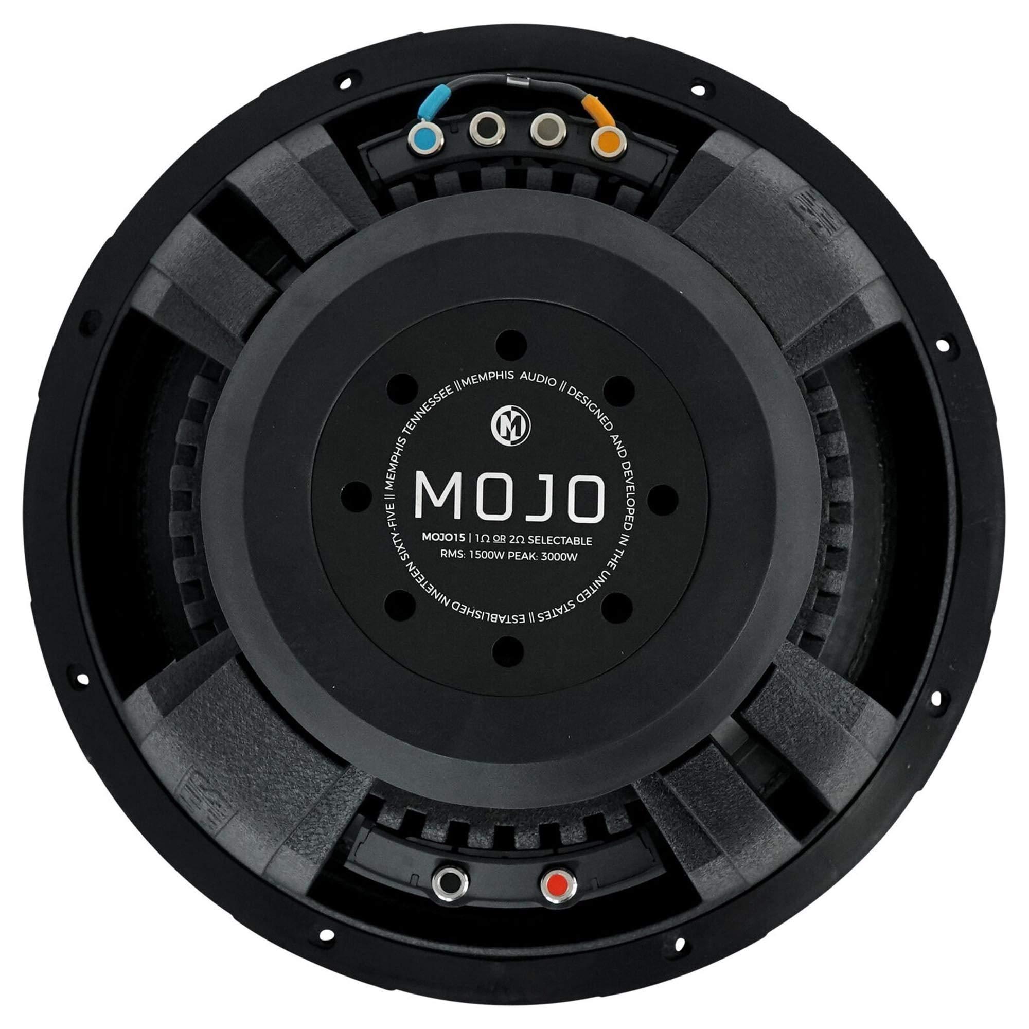 Memphis Audio Memphis Audio MOJO1512 MOJO 7 Series 15\" Component subwoofer with Selectable 1- or 2-ohm impedance