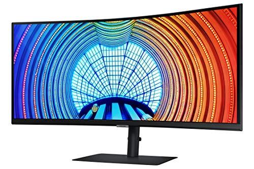 SAMSUNG SAMSUNG S65UA Series 34-Inch Viewfinity Ultrawide QHD Computer Monitor, 100Hz, Curved, USB-C, HDR10 (1 Billion Colors), Height Adjustable Stand, TUV-Certified Intelligent Eye Care (LS34A654UXNXGO)