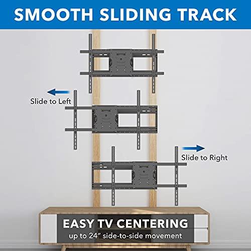Mount-It! Mount-It! Full Motion TV Wall Mount with 39 Inch Long Extension Arms - 275 Lbs Capacity Heavy Duty Dual Arm TV Mount | Large 800 x 600mm VESA Holds 65 to 110 Inch TVs | Fits 16 and 24 Inch Studs