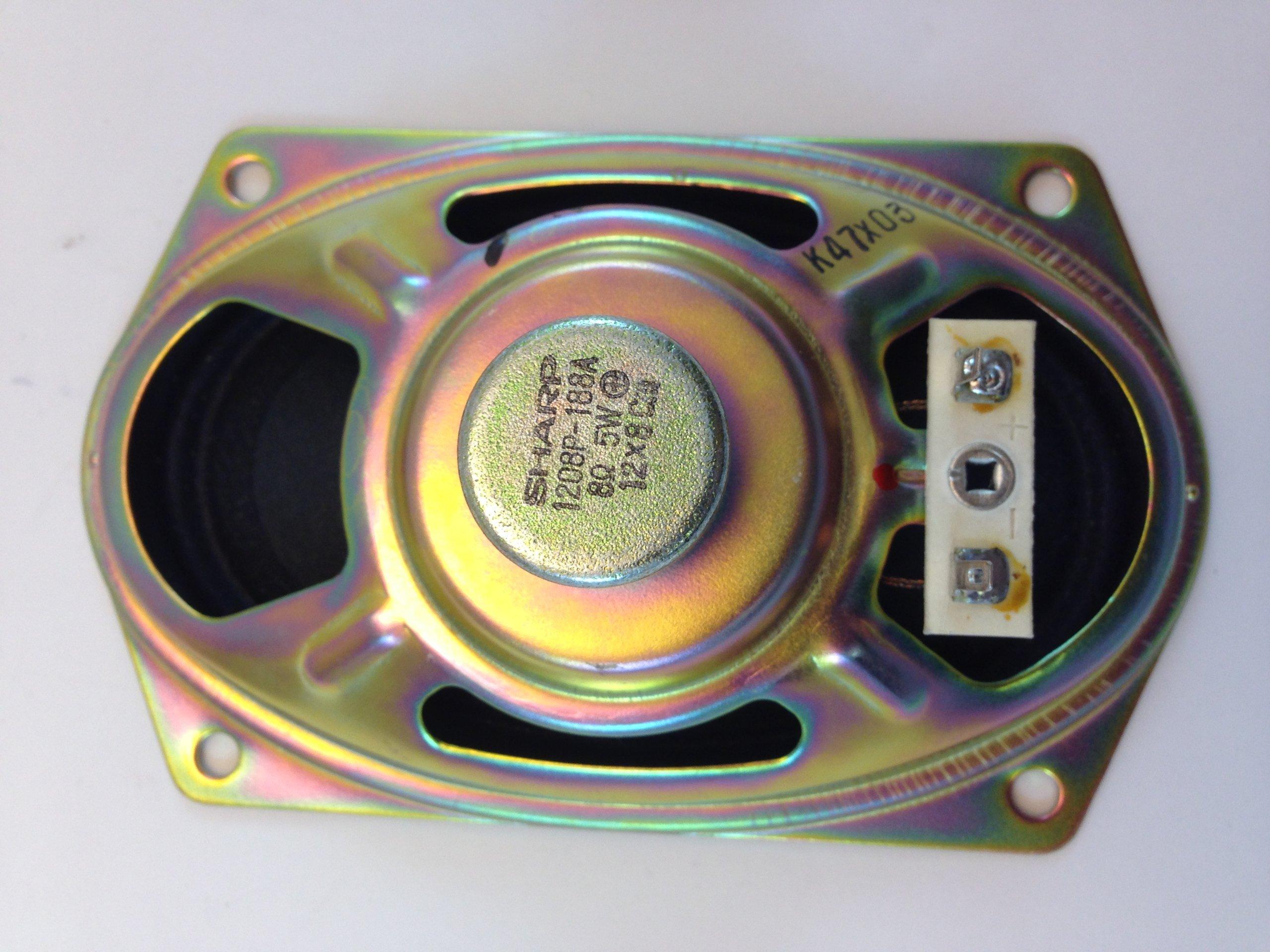 ECS Elitegroup ECS Elitegroup 3 X 5 Full Range Replacement Speaker Button Magnet 5 WATTS 8 OHMS